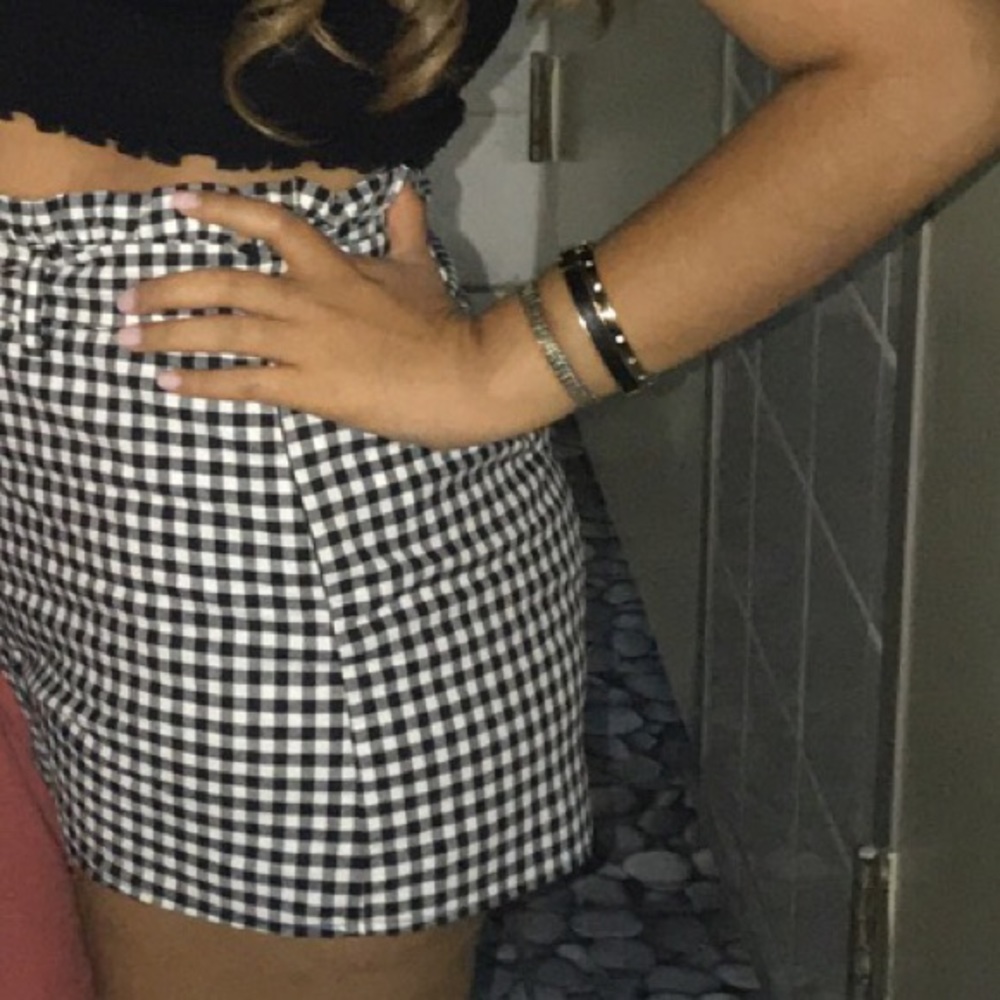 Gingham short